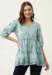 Picture of Rayon & Cotton Dark Sea Green Kurtis And Tunic
