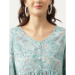 Picture of Rayon & Cotton Dark Sea Green Kurtis And Tunic