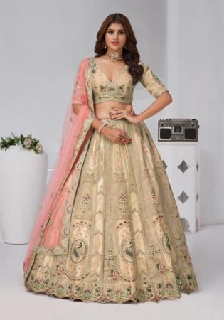 Picture of Delightful Tan Lehenga Choli