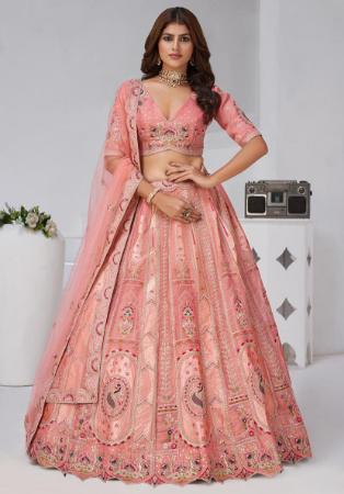 Picture of Statuesque Pale Violet Red Lehenga Choli