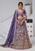 Picture of Beauteous Organza Purple Lehenga Choli