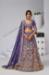 Picture of Beauteous Organza Purple Lehenga Choli