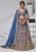 Picture of Exquisite Organza Midnight Blue Lehenga Choli