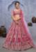 Picture of Well Formed Silk Rosy Brown Lehenga Choli
