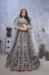 Picture of Magnificent Silk Light Slate Grey Lehenga Choli