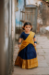 Picture of Linen & Silk Midnight Blue Kids Lehenga Choli