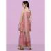 Picture of Sublime Georgette Rosy Brown Readymade Salwar Kameez