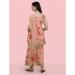 Picture of Georgette Dark Salmon Readymade Salwar Kameez