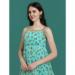Picture of Georgette Medium Turquoise Readymade Salwar Kameez