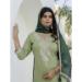 Picture of Magnificent Silk Dark Sea Green Readymade Salwar Kameez