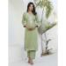 Picture of Magnificent Silk Dark Sea Green Readymade Salwar Kameez