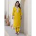 Picture of Magnificent Silk Yellow Readymade Salwar Kameez