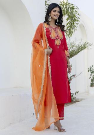 Picture of Bewitching Silk Light Pink Readymade Salwar Kameez