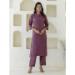 Picture of Shapely Silk Purple Readymade Salwar Kameez