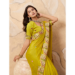 Picture of Ideal Chiffon Dark Golden Rod Saree