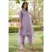 Picture of Silk Light Slate Grey Readymade Salwar Kameez