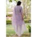 Picture of Silk Light Slate Grey Readymade Salwar Kameez