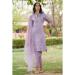 Picture of Silk Light Slate Grey Readymade Salwar Kameez