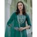 Picture of Sublime Silk Dark Green Readymade Salwar Kameez