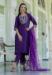 Picture of Resplendent Silk Purple Readymade Salwar Kameez