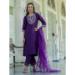 Picture of Resplendent Silk Purple Readymade Salwar Kameez