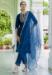 Picture of Grand Silk Navy Blue Readymade Salwar Kameez