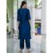 Picture of Grand Silk Navy Blue Readymade Salwar Kameez