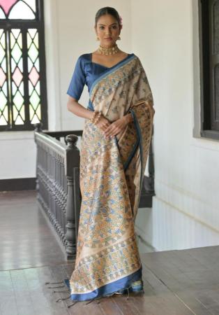 Picture of Bewitching Silk Grey Saree