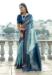 Picture of Grand Silk Light Slate Grey Saree