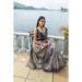 Picture of Statuesque Silk Dim Gray Saree
