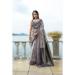 Picture of Statuesque Silk Dim Gray Saree