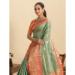 Picture of Elegant Silk Spring Green Saree