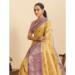Picture of Enticing Silk Pale Golden Rod Saree