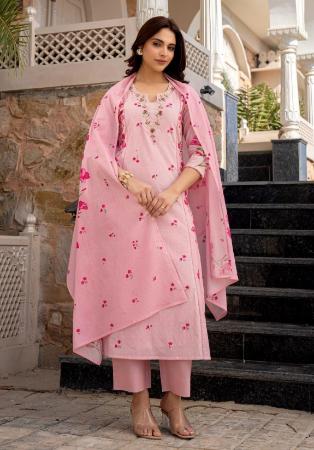 Picture of Comely Rayon Rosy Brown Readymade Salwar Kameez