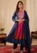 Picture of Fine Rayon Slate Grey Readymade Salwar Kameez