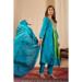 Picture of Superb Rayon Dark Cyan Readymade Salwar Kameez