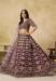 Picture of Comely Silk Saddle Brown Lehenga Choli