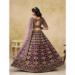 Picture of Comely Silk Saddle Brown Lehenga Choli