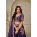 Picture of Comely Silk Purple Lehenga Choli