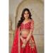 Picture of Fine Silk Fire Brick Lehenga Choli