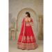 Picture of Fine Silk Fire Brick Lehenga Choli