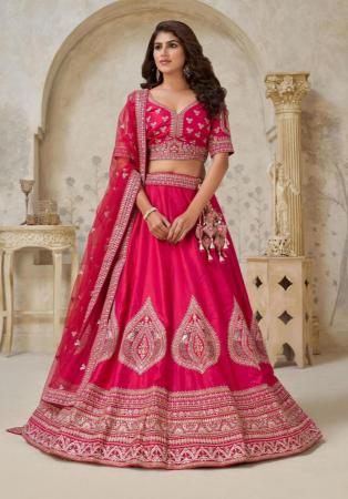 Picture of Admirable Silk Pink Lehenga Choli