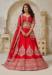 Picture of Appealing Silk Dark Red Lehenga Choli