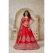 Picture of Appealing Silk Dark Red Lehenga Choli