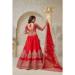 Picture of Appealing Silk Dark Red Lehenga Choli
