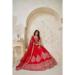Picture of Appealing Silk Dark Red Lehenga Choli