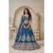 Picture of Bewitching Silk Midnight Blue Lehenga Choli