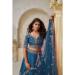 Picture of Bewitching Silk Midnight Blue Lehenga Choli