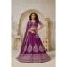 Picture of Delightful Silk Brown Lehenga Choli