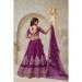 Picture of Delightful Silk Brown Lehenga Choli